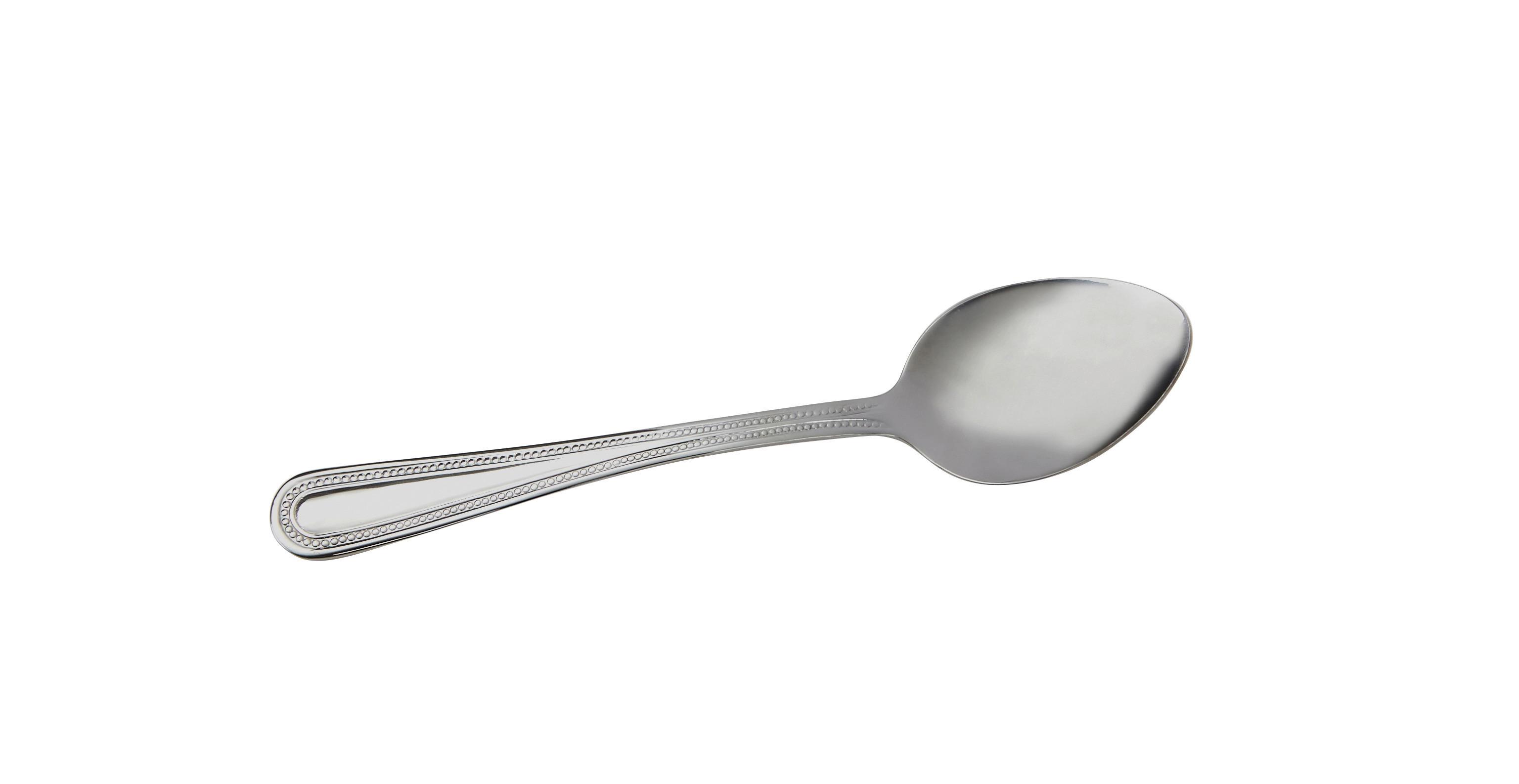 Kaffeelöffel Jaqueline 4er Set L: ca. 13,7 cm - Edelstahlfarben, KONVENTIONELL, Metall (13,7cm) - Luca Bessoni