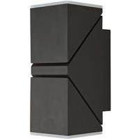 Außenwandleuchte 2528000091696 Lyra - Anthrazit, Design, Kunststoff/Metall (6,2/15,6/8,3cm)