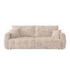 2-sitzer-sofa Bali Mit Schlaffunktion & Bettkasten - Creme/Schwarz, MODERN, Holz/Textil (245/74-90/104cm) - Luca Bessoni
