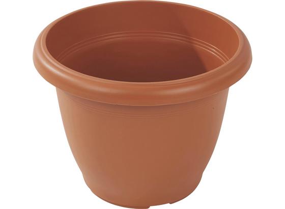 Pflanztopf Irene - Anthrazit/Terra cotta, KONVENTIONELL, Kunststoff (48cm) - Ombra Pflanztopf Irene - Anthrazit/Terra cotta, KONVENTIONELL, Kunststoff (48cm) - Ombra