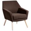 Polstersessel Mit Armlehnen Alegro Velours Braun - Buchefarben/Braun, Design, Textil (67/81/71cm) - Max Winzer