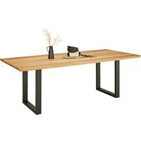 JÍDELNÍ STŮL PALAIS - černá/barvy dubu, Moderní, kov/dřevo (160/90/77cm) - Premium Living
