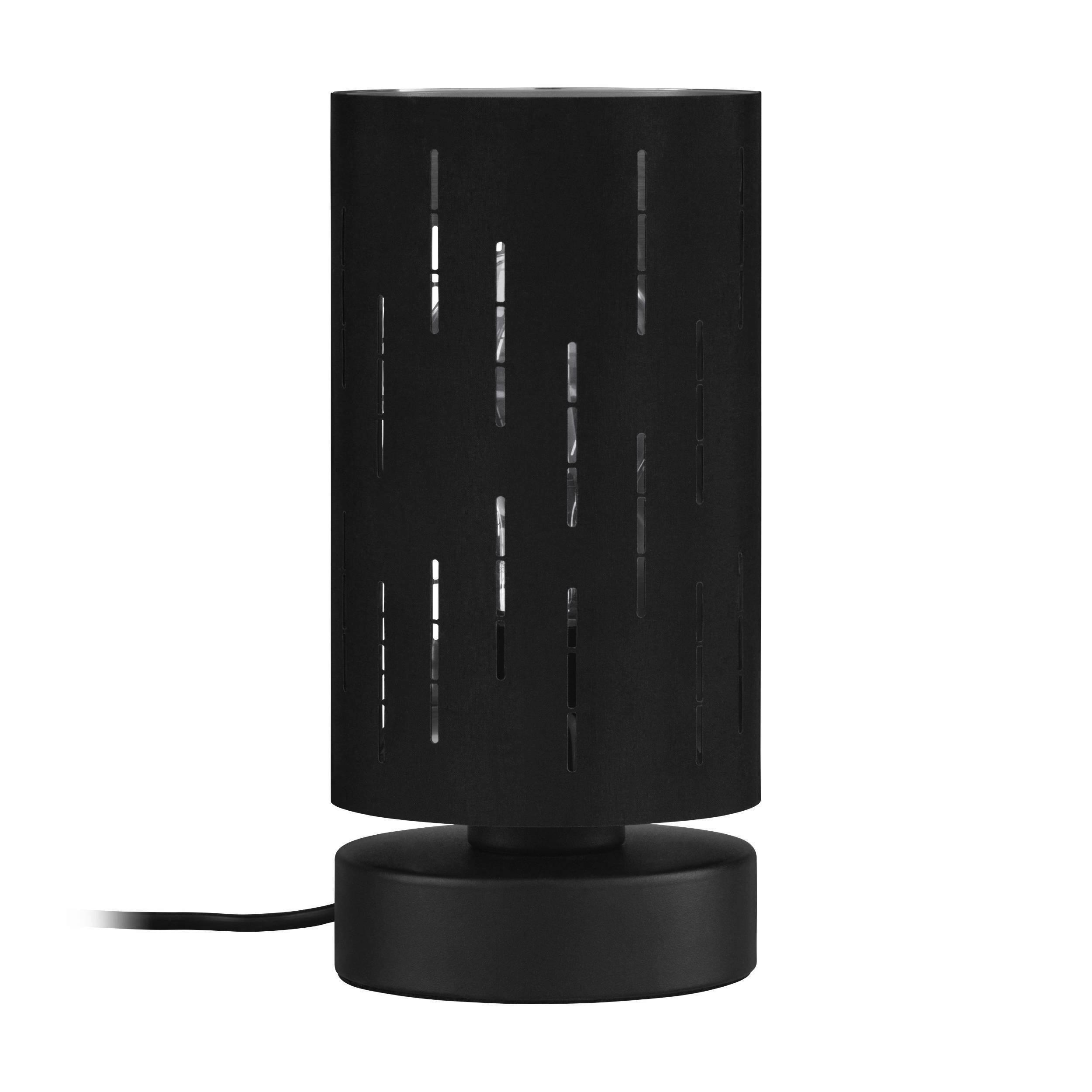 Tischleuchte 98314* Varillas - Goldfarben/Schwarz, Design, Textil/Metall (12/25,5cm) - Eglo