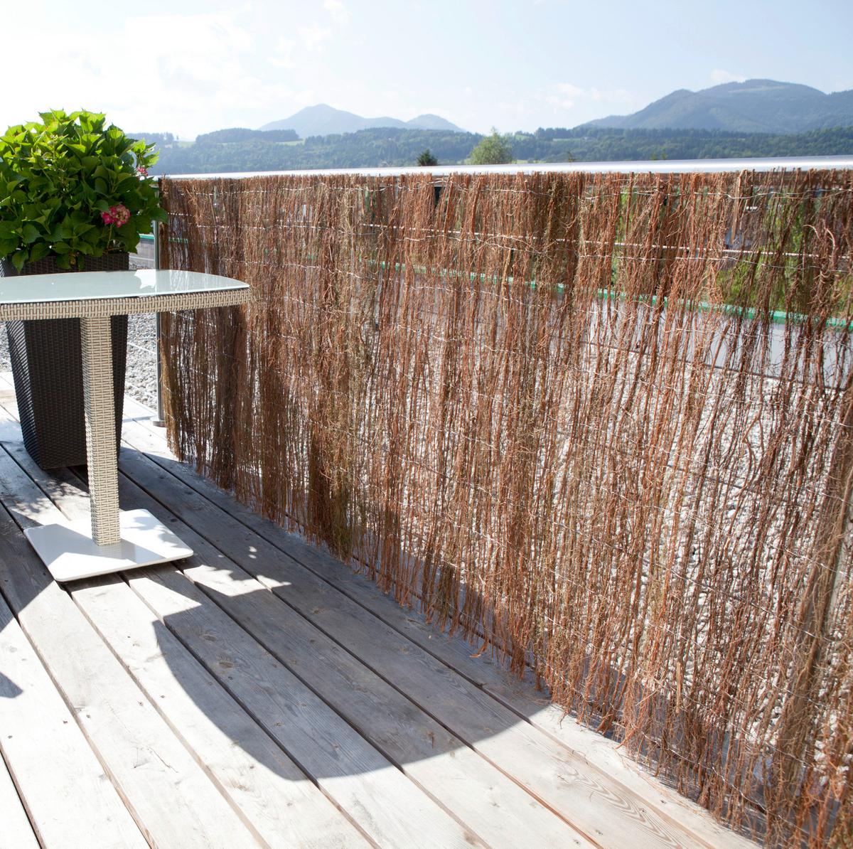 Sichtschutz Bdb Eco Braun - Braun, Basics, Naturmaterialien (300/100cm)