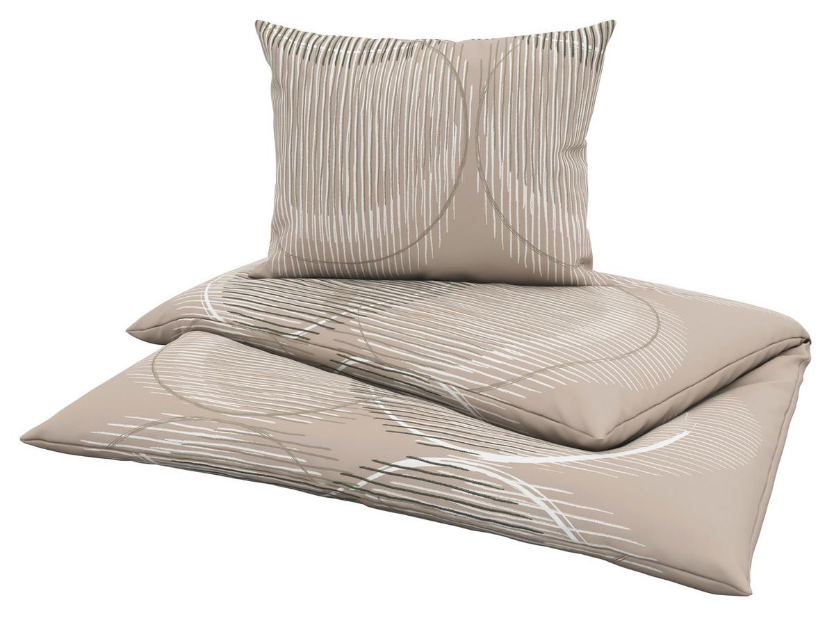 Ágyneműhuzat-garnitúra Jenny - taupe, Modern, textil - Luca Bessoni