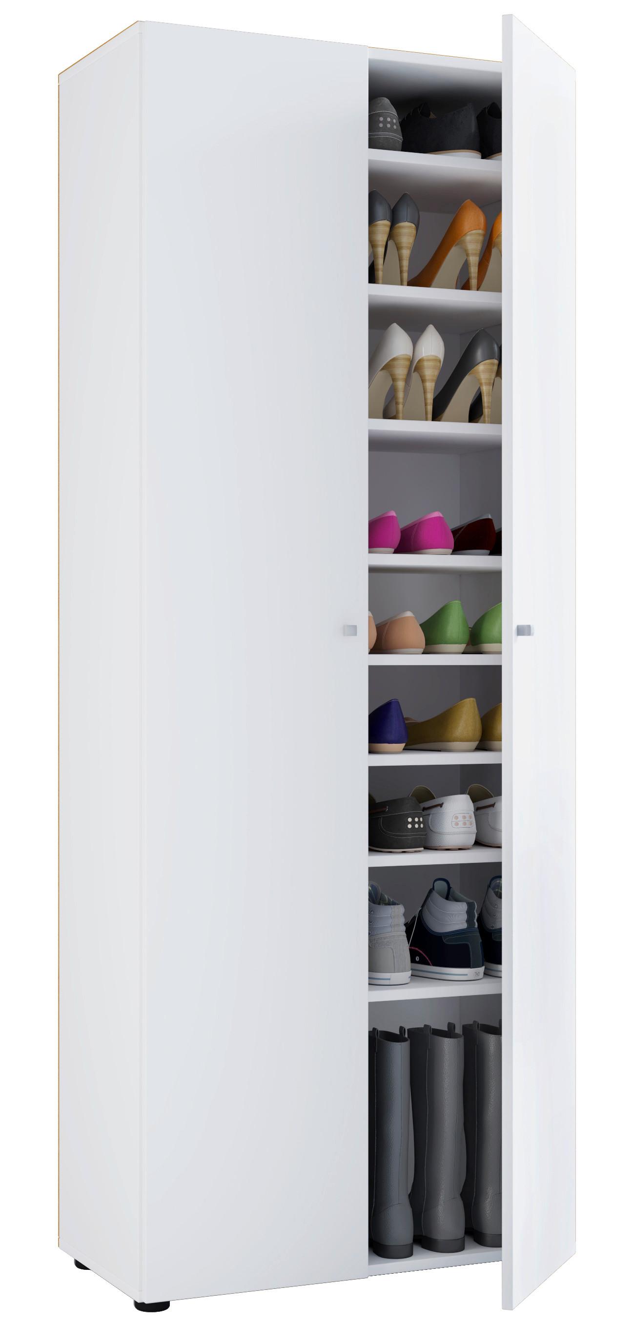 SCHUHSCHRANK Vandol Weiß B: 71 cm