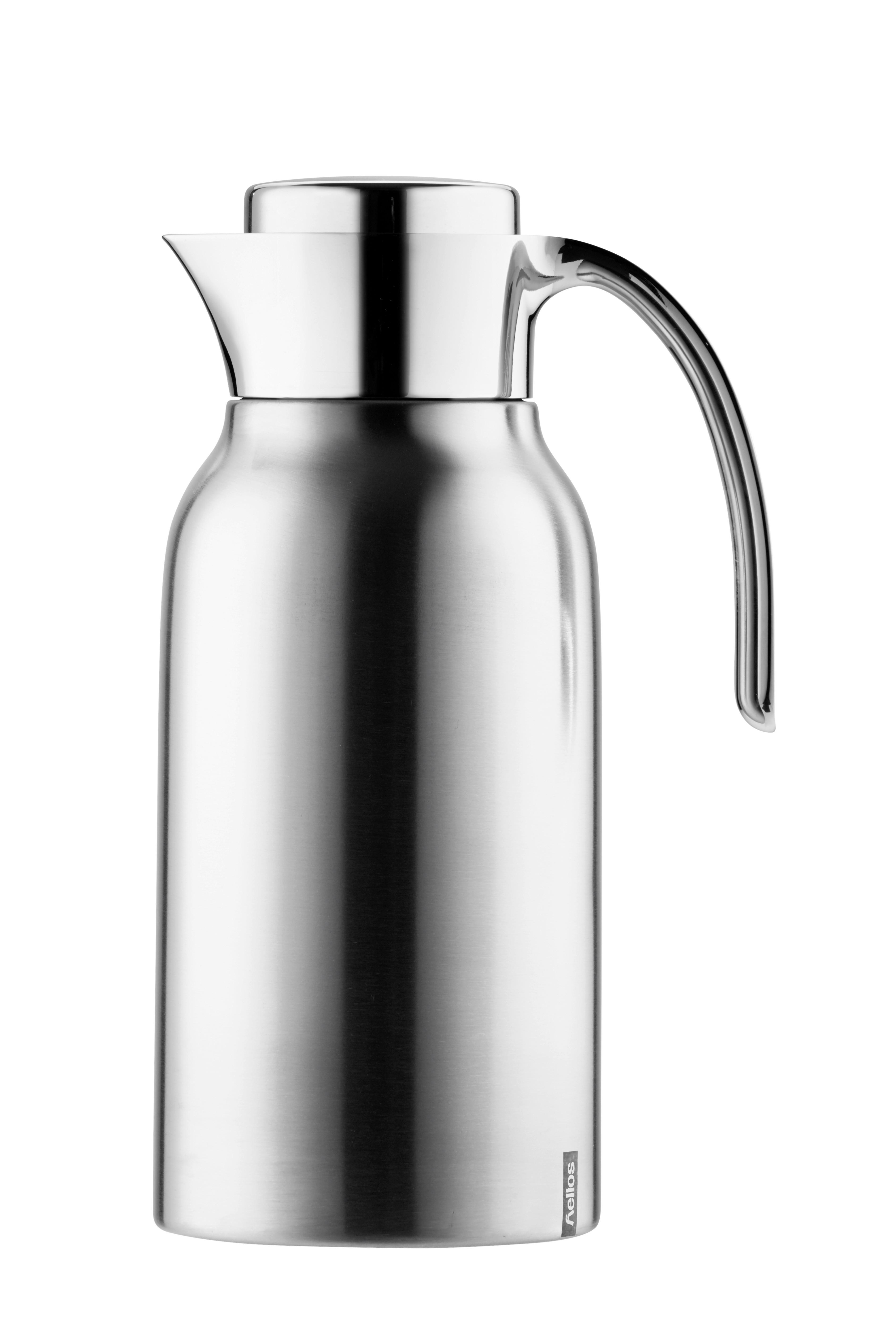 Isolierkanne Edelstahl 1,5 Liter - Silberfarben, Basics, Metall (16.5/11.2/26.5cm)