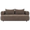 3-sitzer-sofa Ferro Braun B: 200 Cm - Schwarz/Braun, Design, Textil (200/76/96cm) - Livetastic