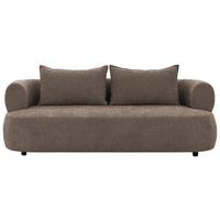 3-sitzer-sofa Ferro Braun B: 200 Cm - Schwarz/Braun, Design, Textil (200/76/96cm) - Livetastic