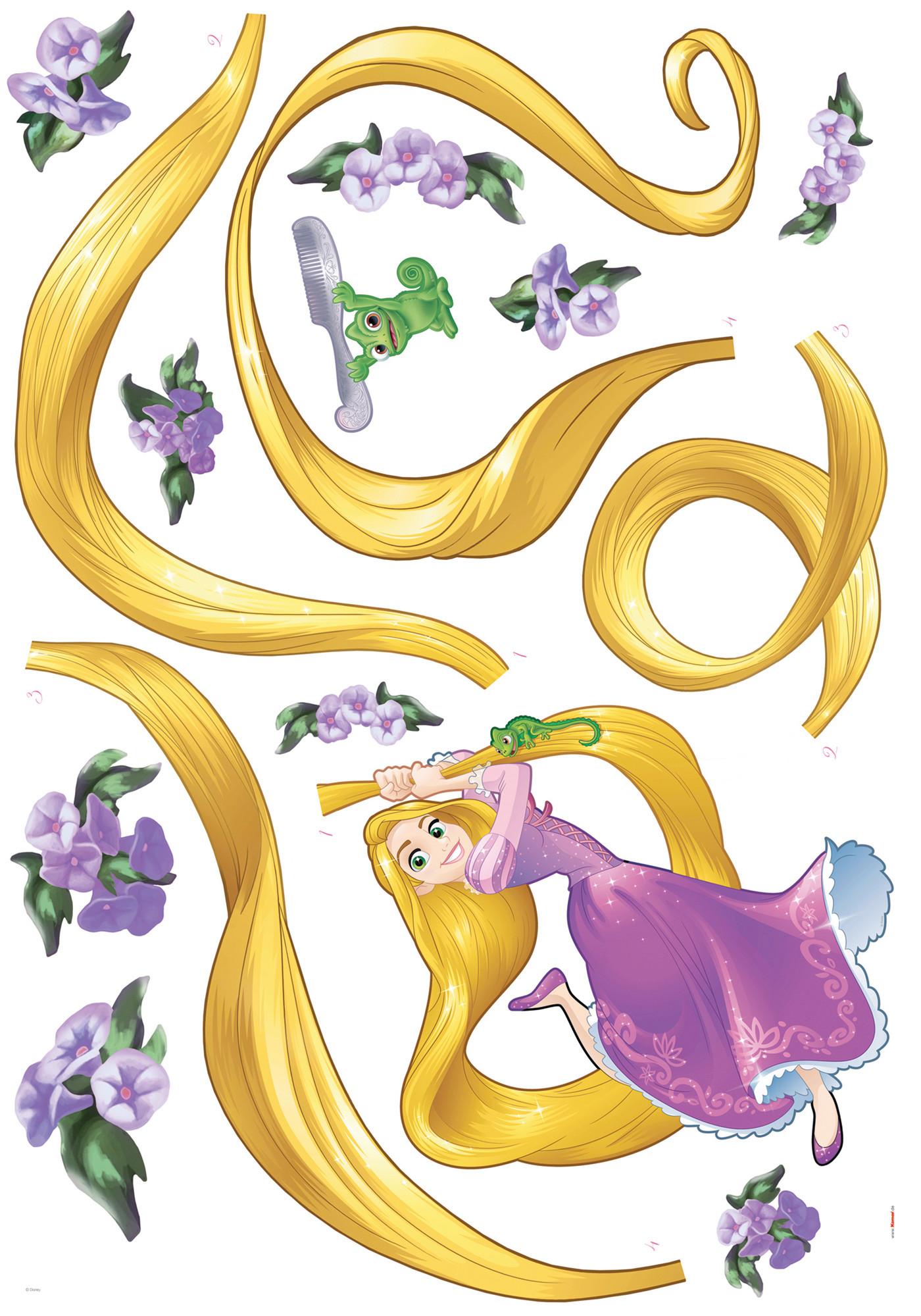 DEKOSTICKER Rapunzel - LIFESTYLE, Kunststoff (100/70cm)