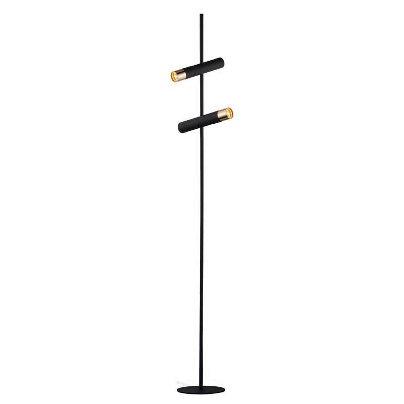 LED-Stehleuchte Eu31652-2bk - Schwarz, Basics, Metall (22/151cm)