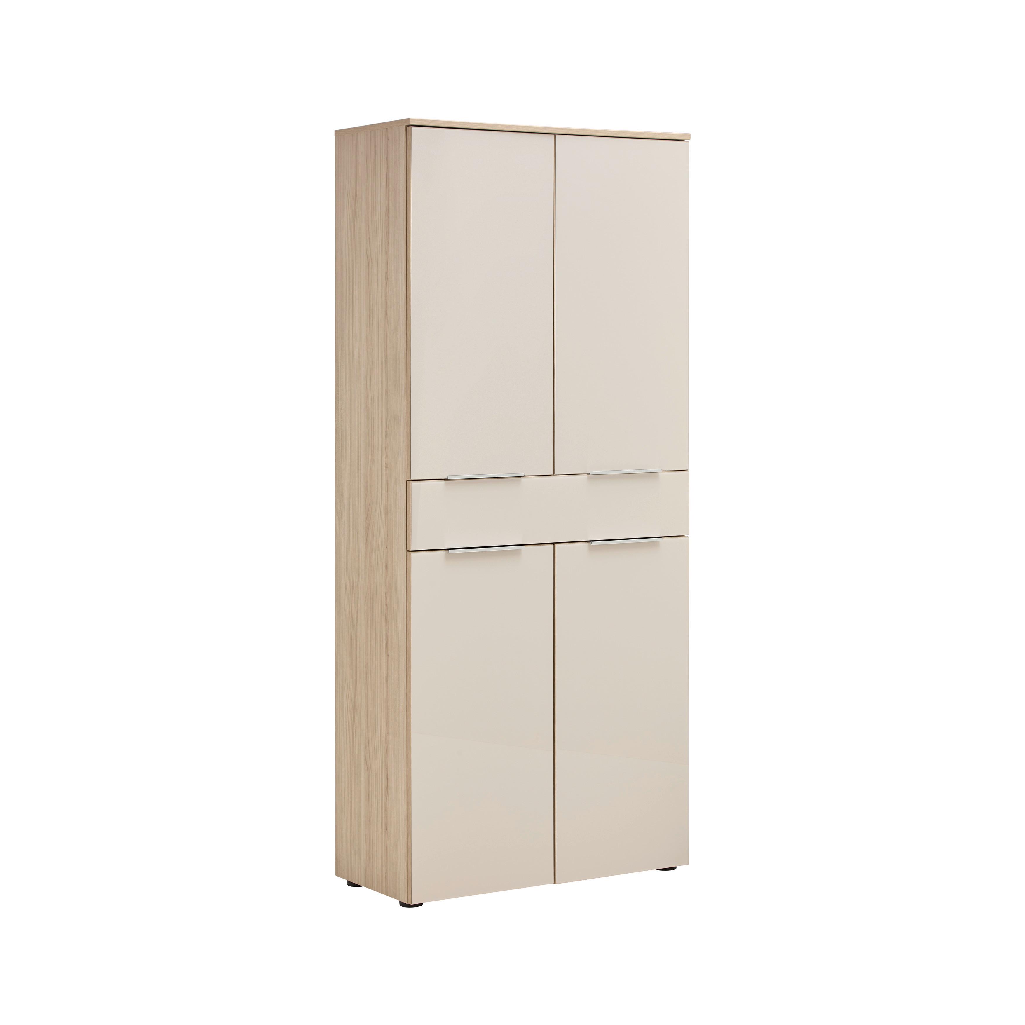 SYSTÉM SKRÍŇ SIENA - kašmírová/farba duba, Modern, kov/kompozitné drevo (80/198/38cm) - Mömax