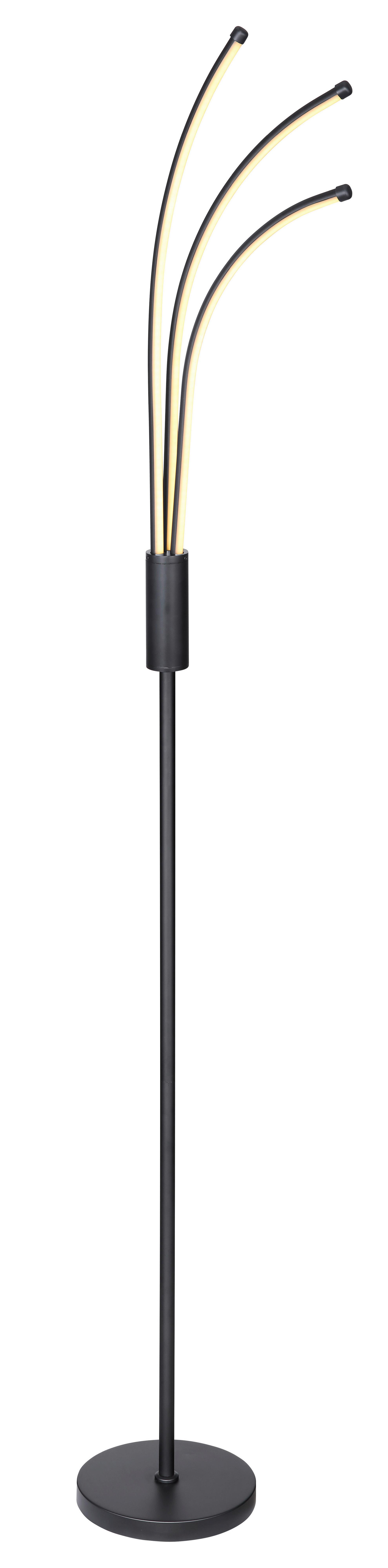 Stojací Led Svítidlo Thore, 30/30/175cm - černá, Konvenční, kov/plast (22/175cm) - Modern Living
