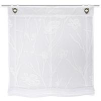Raffrollo Rory - Weiß, Natur, Textil (80/130cm)