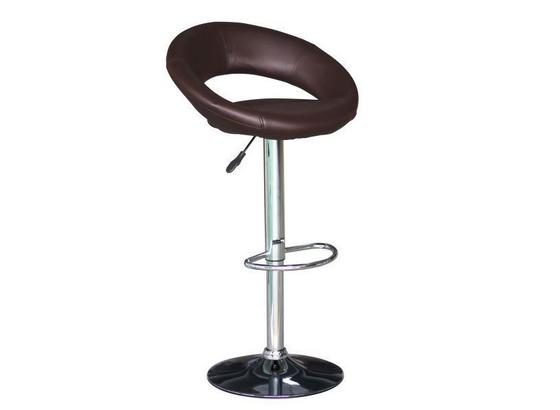 Barová Židle Scott - hnědá, Moderní, kov/dřevo (56/82-103/50cm) Barová Židle Scott - hnědá, Moderní, kov/dřevo (56/82-103/50cm)