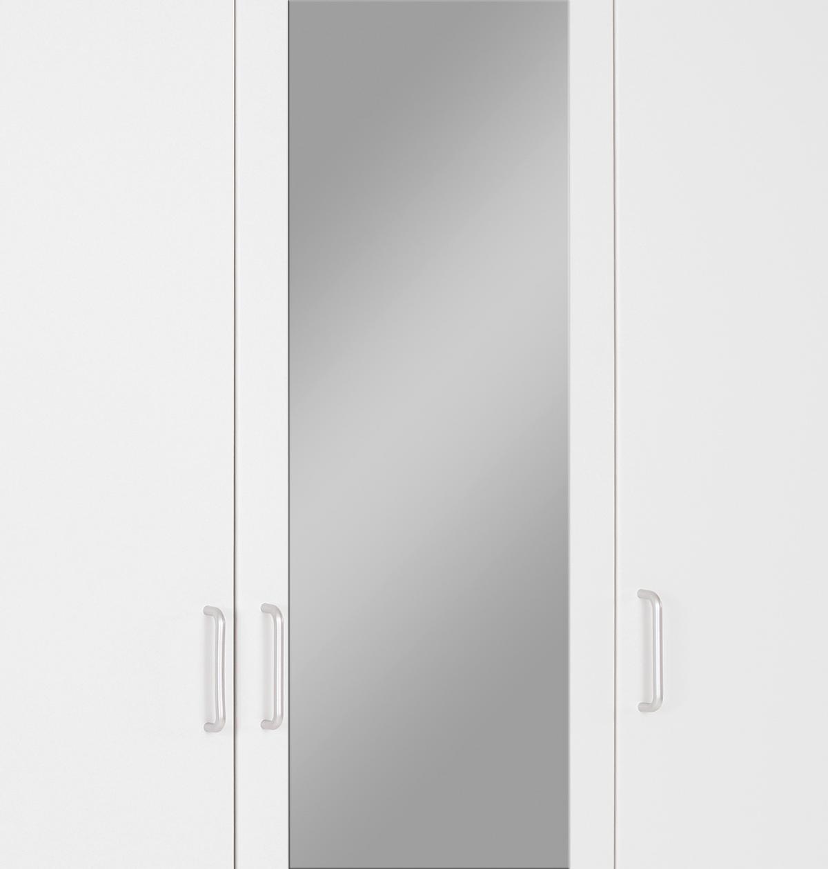 ŠATNÍ SKŘÍŇ AALEN-EXTRA - bílá/barvy dubu, Konvenční, kompozitní dřevo/plast (136/197/54cm)