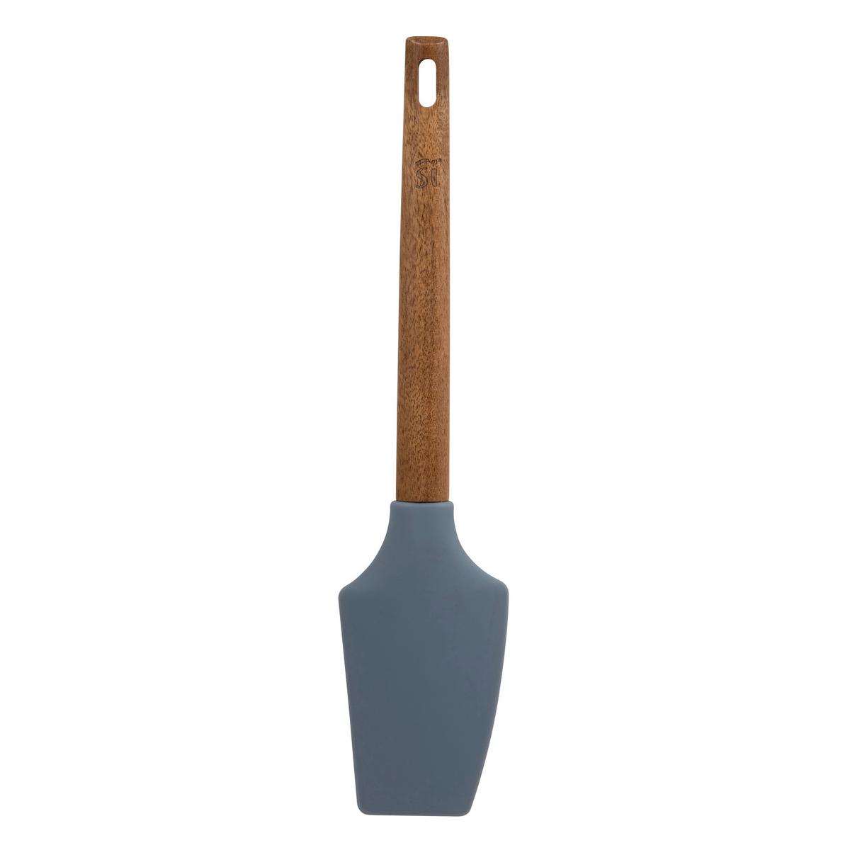 Küchenhelferset 5-Teilig Tools Set Hellblau/Akazie - Hellblau, Basics, Kunststoff (7.8/29,7/39.8cm)