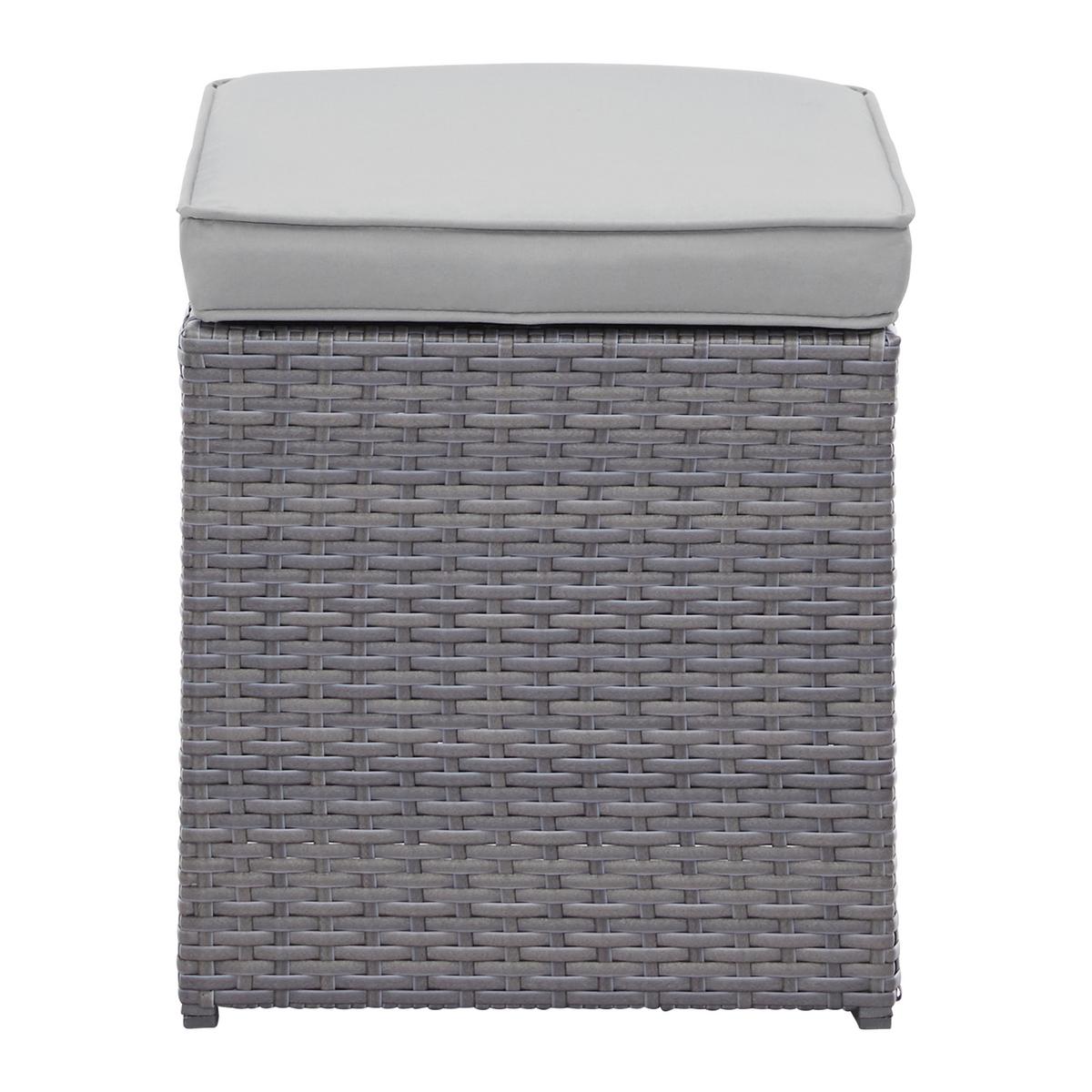 TERASOVÁ SEDACÍ SOUPRAVA Marrakesch 2, 240/181cm - šedá/černá, Moderní, kov/textil (240/70/181cm) - Modern Living