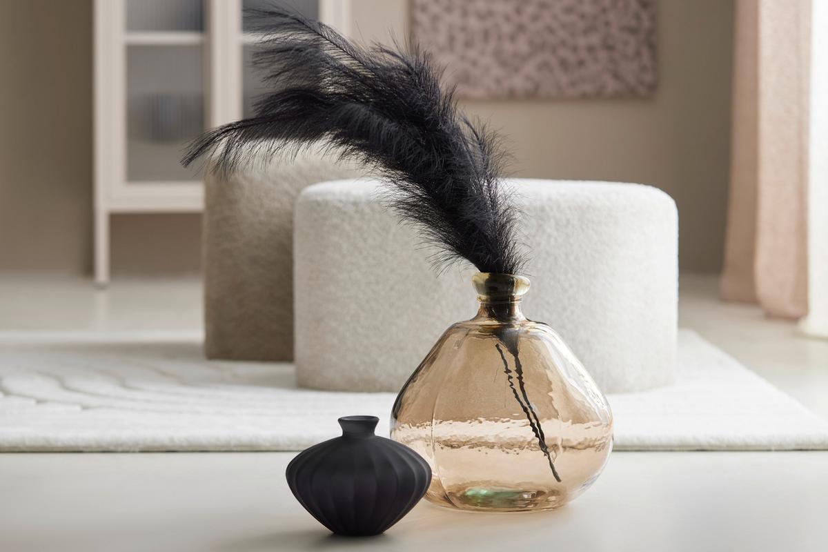 Váza v: 50cm - svetlosivá, Modern, sklo (45/50/45cm) - Mömax