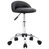 Forgószék St. Tropez - krómszínű/fekete, Modern, műanyag/textil (49/59-74/38cm)