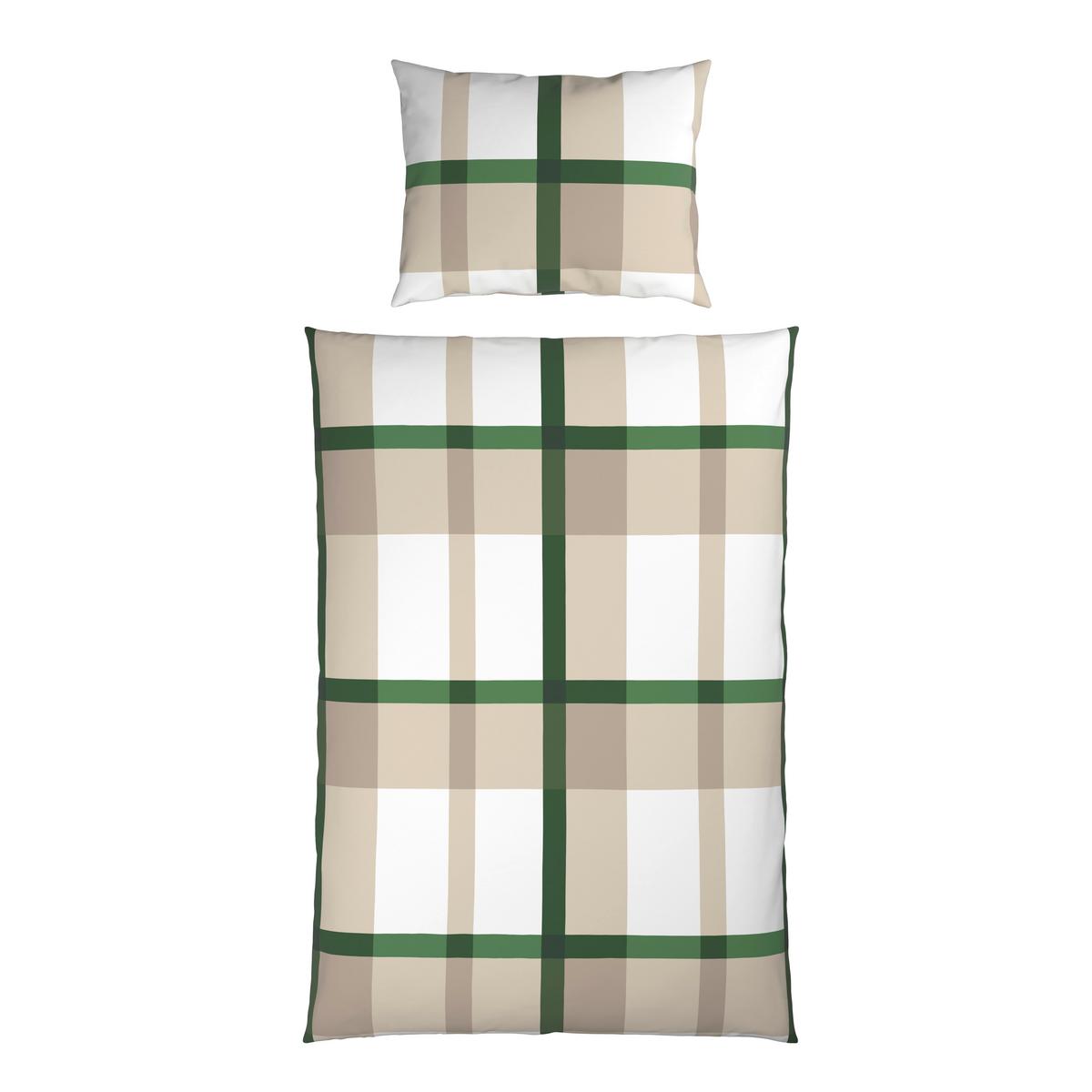 Bettwäsche Motala - Grün, MODERN, Textil - Luca Bessoni