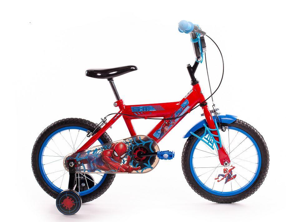 Kinderfahrrad Huffy Spider-Man 16in Bike - Blau/Rot, Basics, Metall (54/86/112cm)