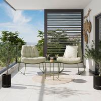 SADA NA BALKON ARMY - zelená, Moderní, kov/textil (100/80,5/83cm) - Mömax