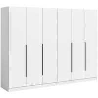 Drehtürenschrank Kopenhagen, Weiß B: 240 Cm - Weiß, MODERN, Holzwerkstoff (240/181/52cm) - MID.YOU