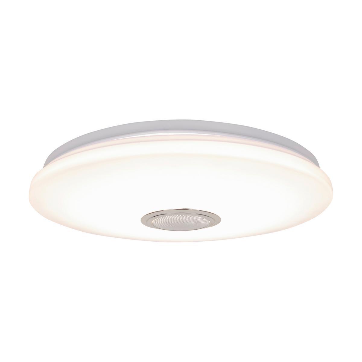 LED-Deckenleuchte Memory- Funktion - Weiß, Basics, Kunststoff/Metall (38/7cm) - Näve