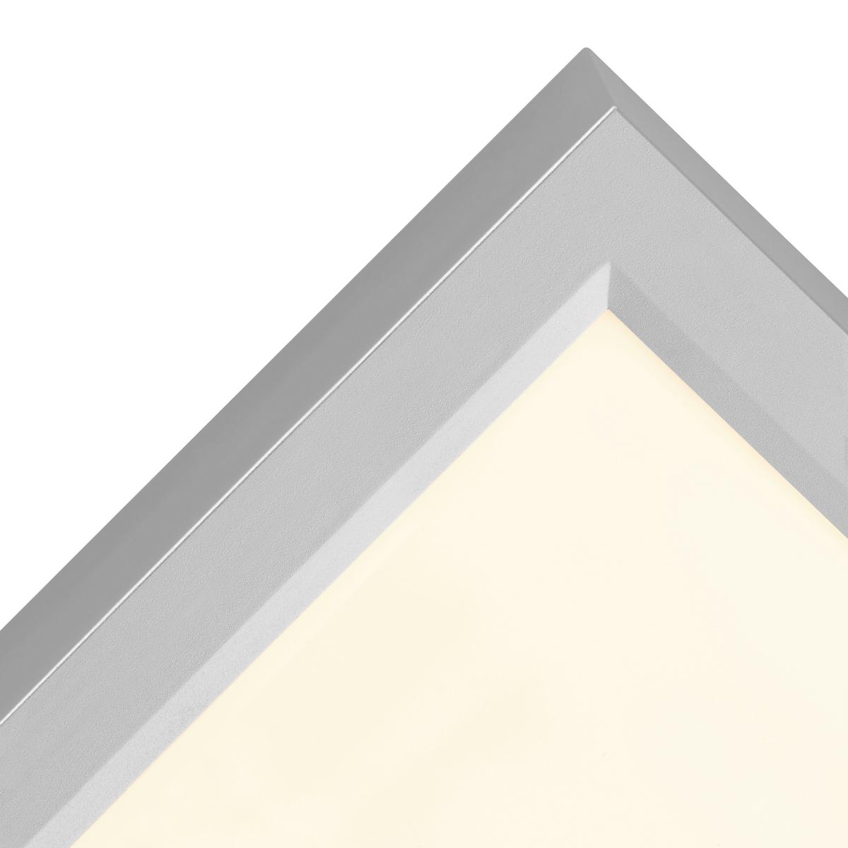 LED stropné svietidlo Fridolin2 17/17cm, 15 Watt - strieborná, Romantik / Landhaus, plast (17/17/3,6cm) - Modern Living