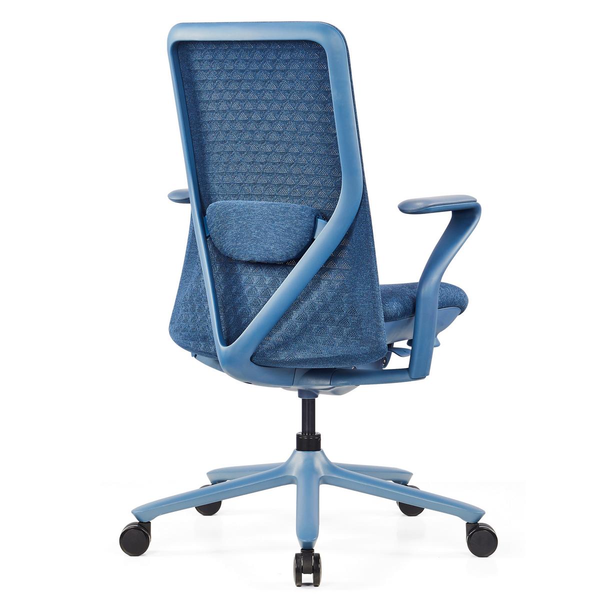DREHSTUHL Vervio Blau B: 63cm - Blau, MODERN, Kunststoff/Textil (63/111/67cm) - MID.YOU