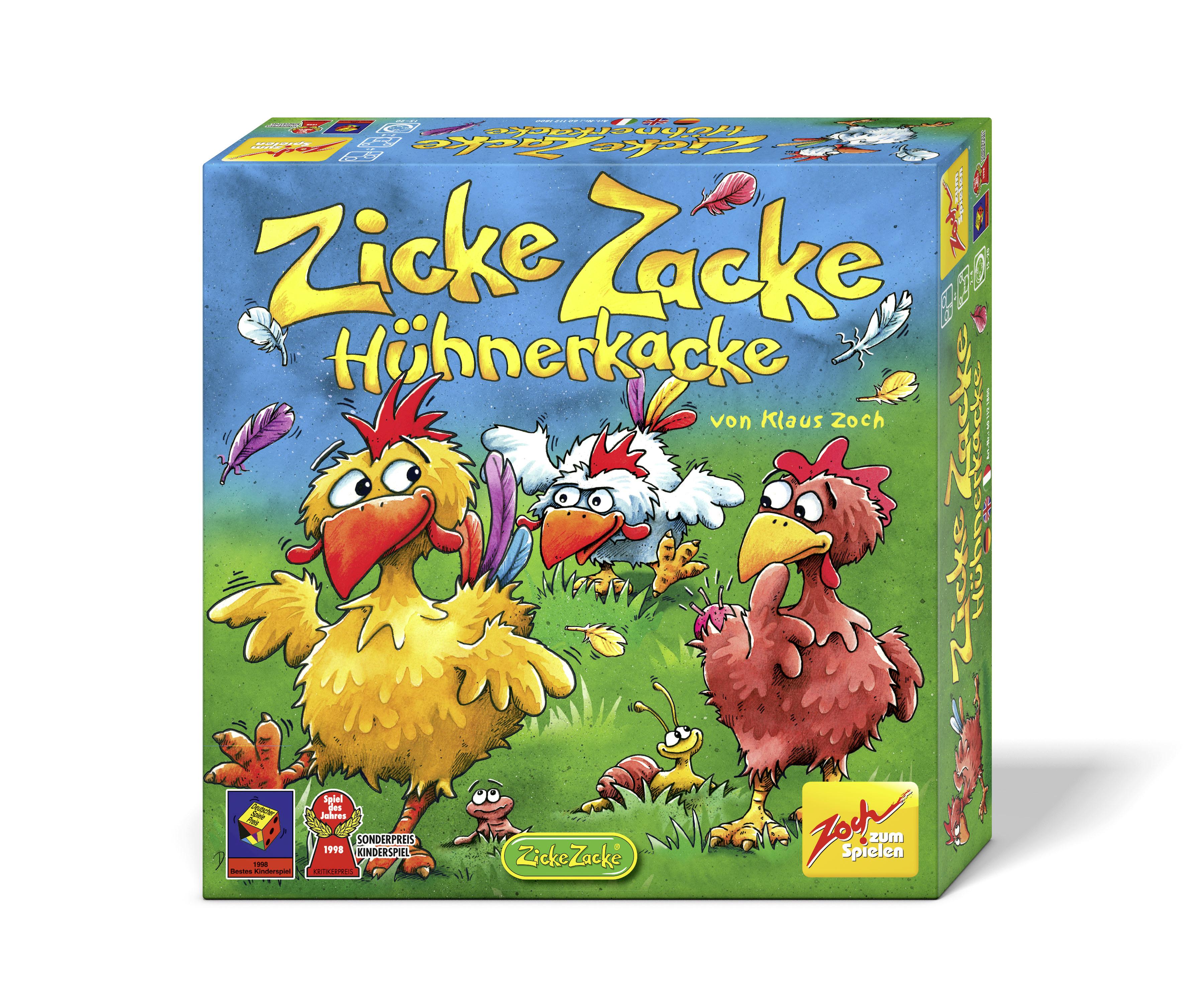 Spiel Zicke Zacke Hühnerkacke Ab 4 J. Spiel Des Jahres 1998 - Multicolor, Basics, Kunststoff (7,4/29,7/29,7cm)