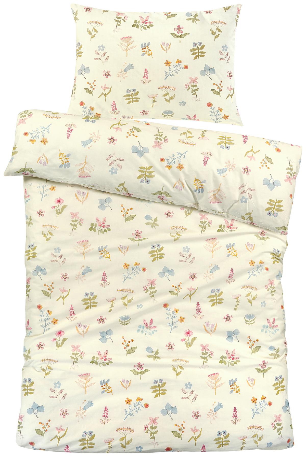 Bettwäsche Lauren - Pink/Pastellblau, MODERN, Textil - Luca Bessoni