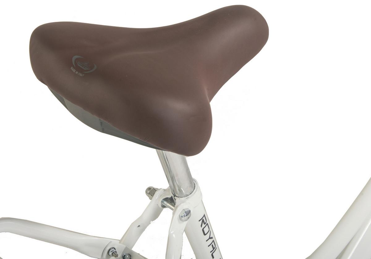 Citybike Hollandia Royal Dutch Singlespeed, Weiß, 28 Zoll - Weiß, Basics, Metall (25/140/60cm)