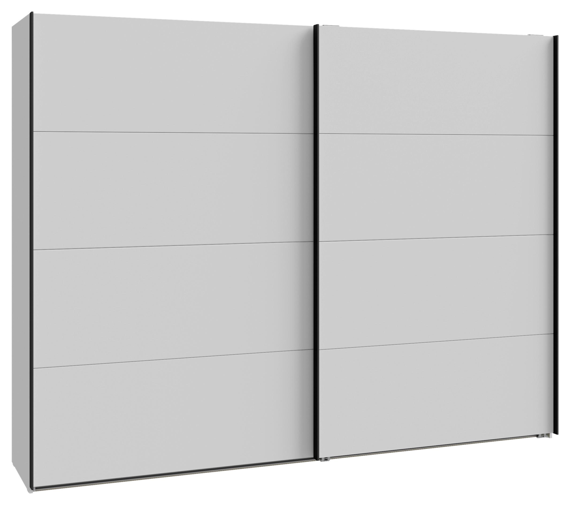 SKRIŇA S POSUVNÝMI DVERAMI NEKTARIUS - čierna/sivá, Modern, kov/kompozitné drevo (269,8/210,5/62,9cm)