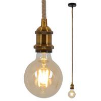 Hängeleuchte H: 100 cm 1-Flammig, Messingfarben - Messingfarben, KONVENTIONELL, Naturmaterialien/Metall (10/100cm) - Näve