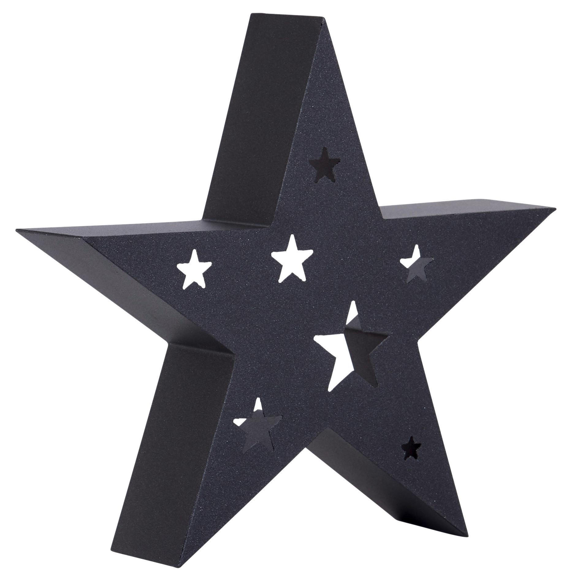 Weihnachtsdeko Stern Metall Stehend H: 33 cm