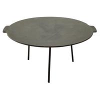 Grillsütő Lap Grilltárcsa - fekete, Basics, fém