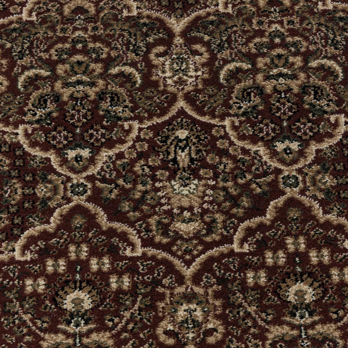 Orientalischer Webteppich Rot Naturfaser Kashmir 300x400 cm - Rot, LIFESTYLE, Textil (300/400cm)