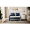 Schlafsofa Ario Schwarz, Dunkelblau, B: 244 Cm - Blau/Anthrazit, Design, Textil (244/97/97cm) - P & B