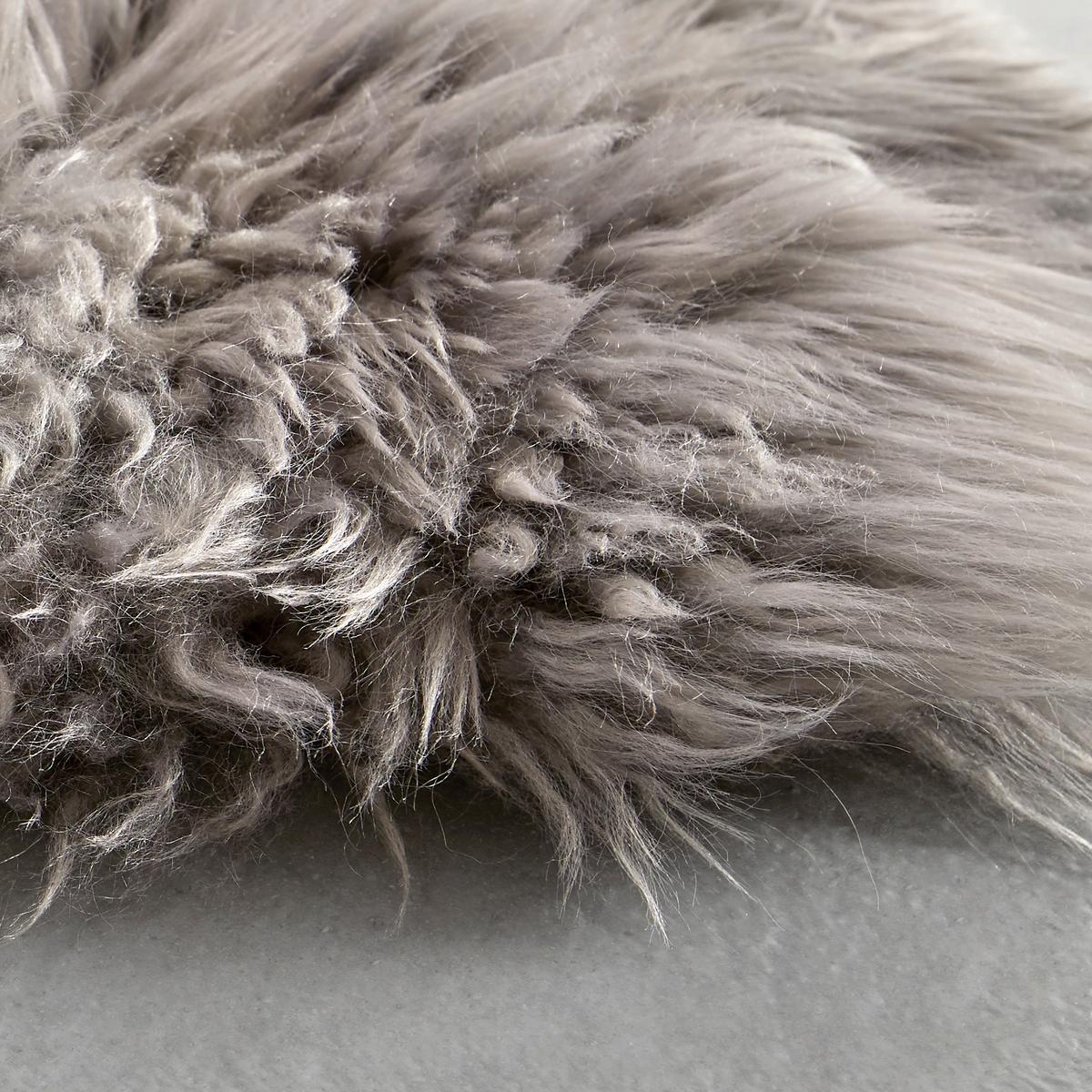 OVČÍ KOŽEŠINA Emma, 60/45cm, sv.šedá - světle šedá, textil (45/60cm) - Modern Living