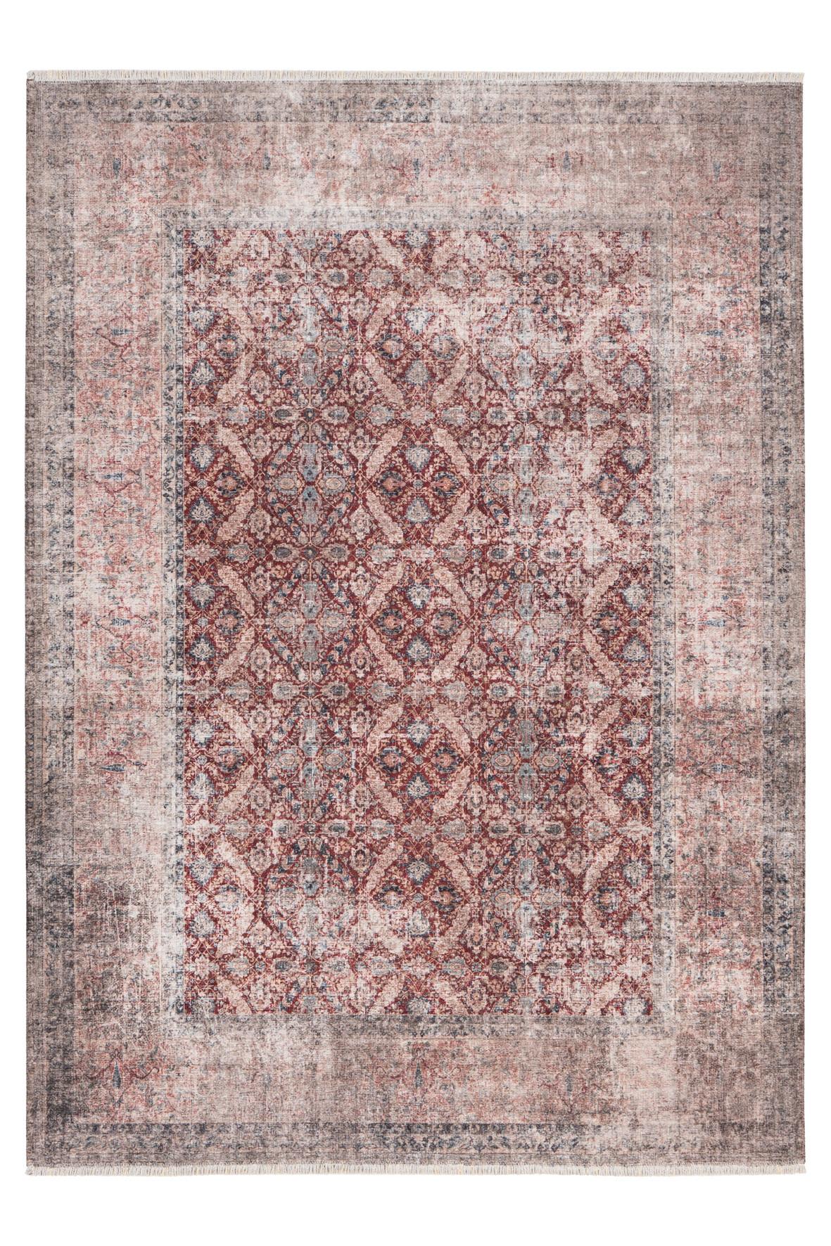 Vintage-teppich My Maurea 780 - Rot, Basics, Textil (200/290cm) - Obsession