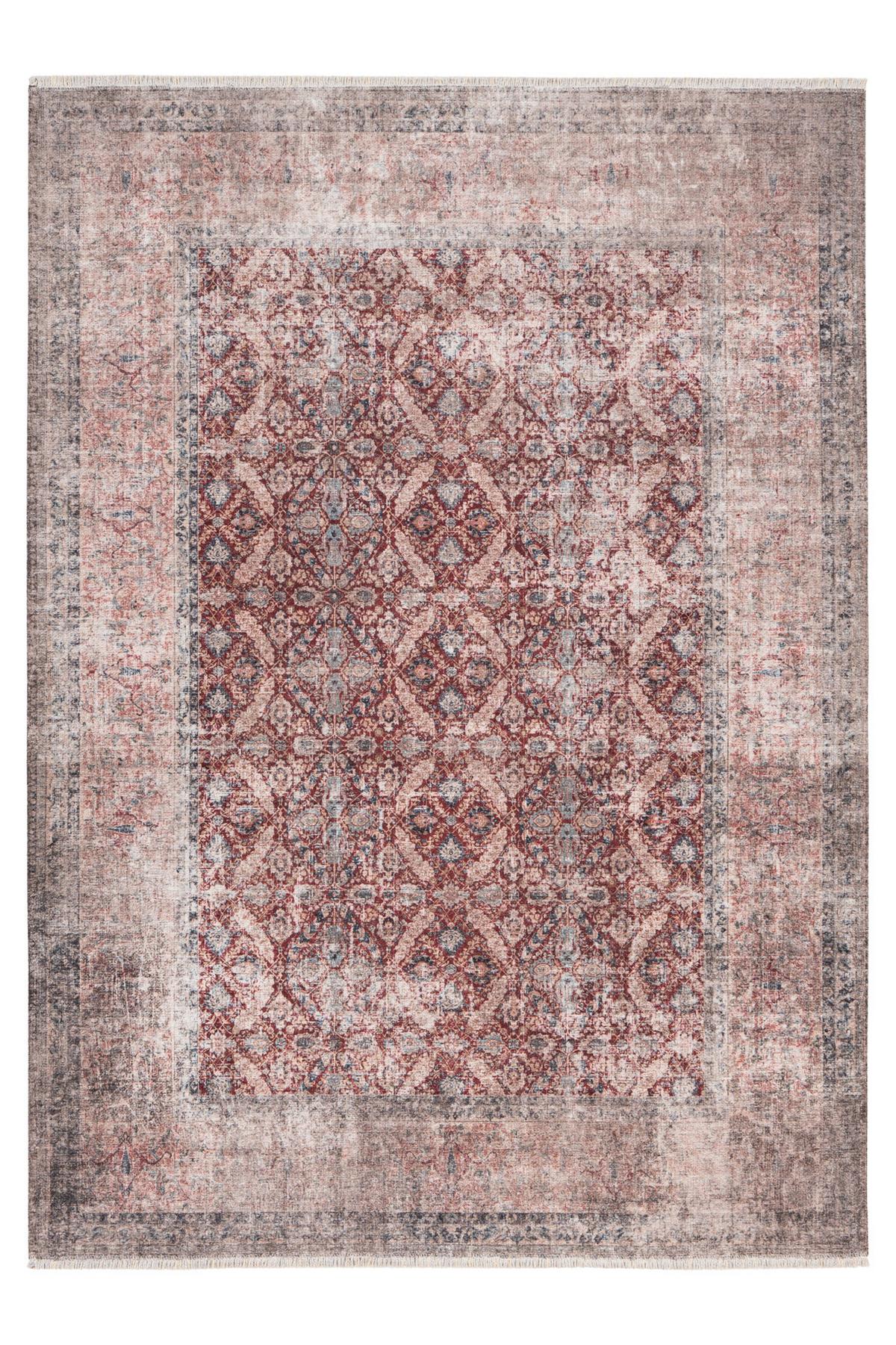 Vintage-Teppich My Maurea 780 - Rot, Basics, Textil (75/150cm) - Obsession