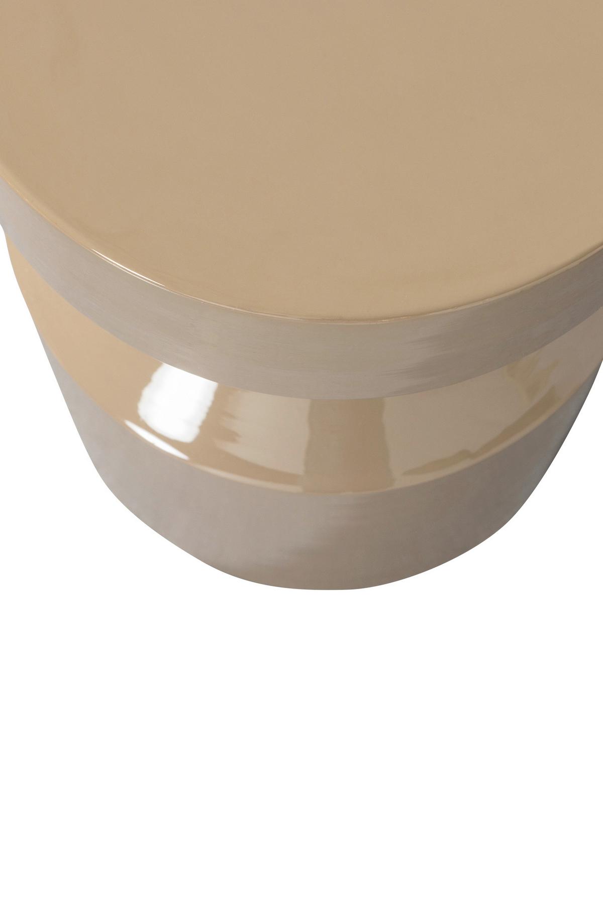 Beistelltisch Ferry Braun B: 30 cm - Braun, Design, Metall (30/30/47cm) - Livetastic