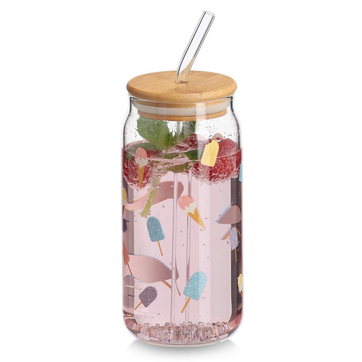 TRINKGLAS Glas, BxHxT: ca. 8x8x16 cm - Transparent, Trend, Glas (7,5/7,5/15,5cm)