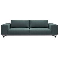 2-Sitzer-Sofa Albero Anthrazit B: 260 cm - Anthrazit/Schwarz, Design, Holz/Textil (260/87/95cm) - MID.YOU
