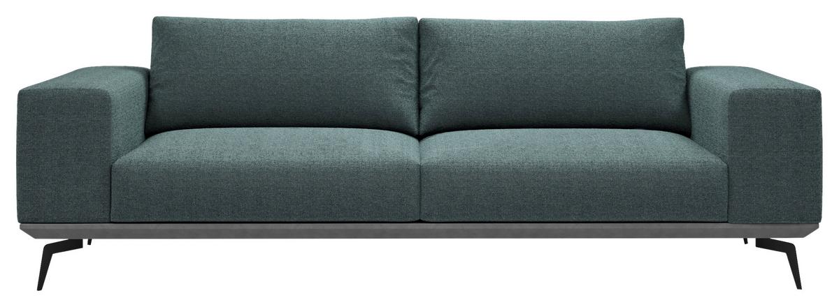 2-Sitzer-Sofa Albero Anthrazit B: 260 cm - Anthrazit/Schwarz, Design, Holz/Textil (260/87/95cm) - MID.YOU