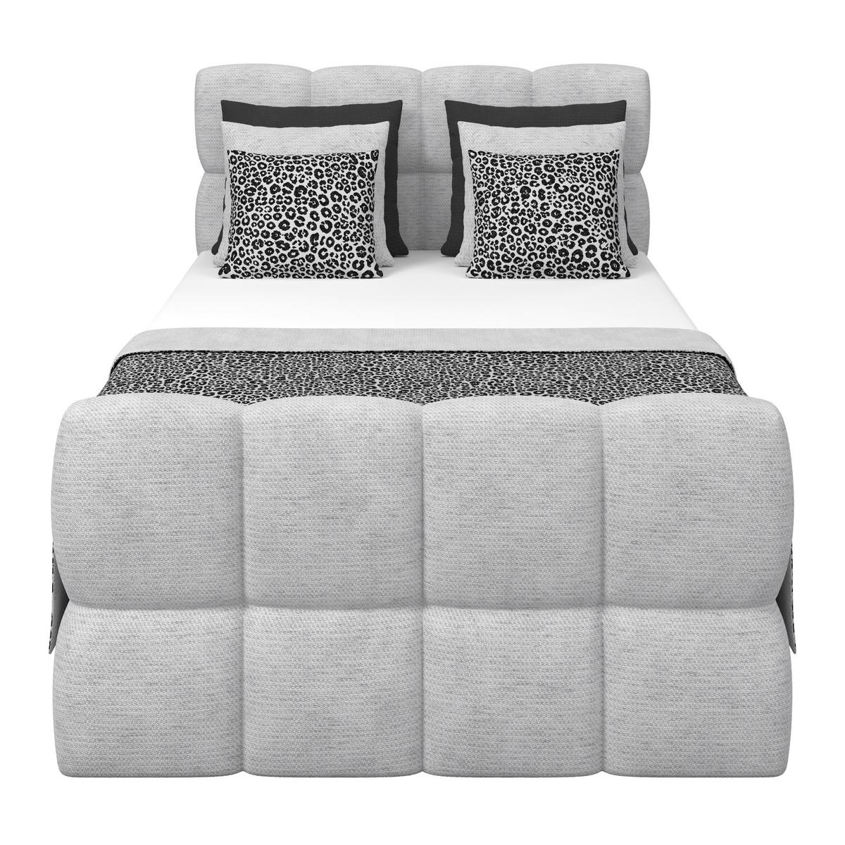 Boxspringbett Brisbane inkl. Bettkasten 140x200 - Champagner/Schwarz, Trend, Holz/Holzwerkstoff (140/200cm) - Sembella