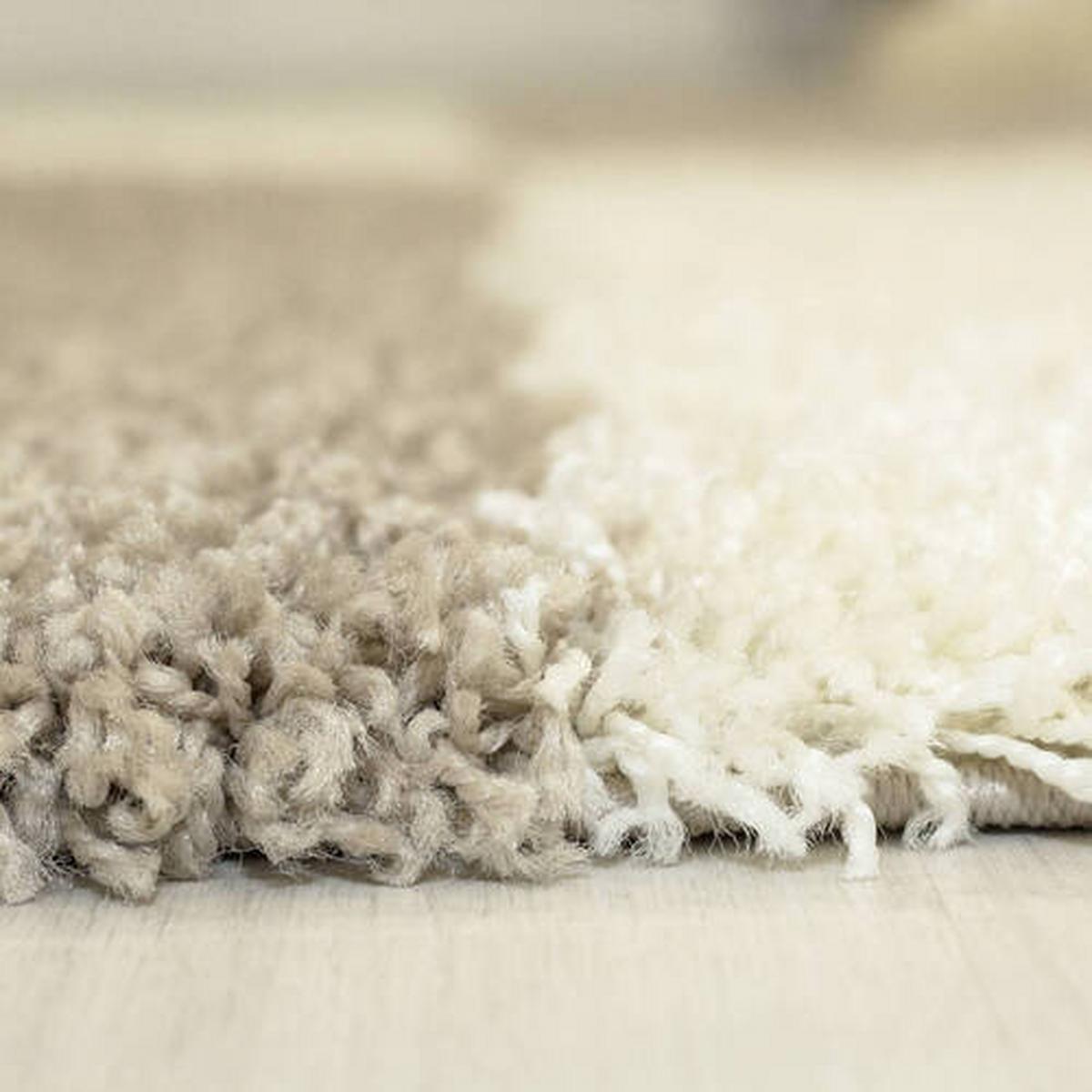 Hochflorteppich Gala - Beige, Design, Textil (160/160cm) - Novel