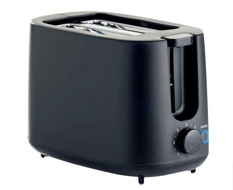TOASTER THEO - Schwarz, MODERN, Kunststoff/Metall (25/14/17,2cm) - Bono